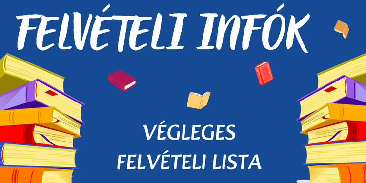 Végleges Felvételi Jegyzék 